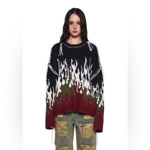 The Ragged Priest Flame Sweater